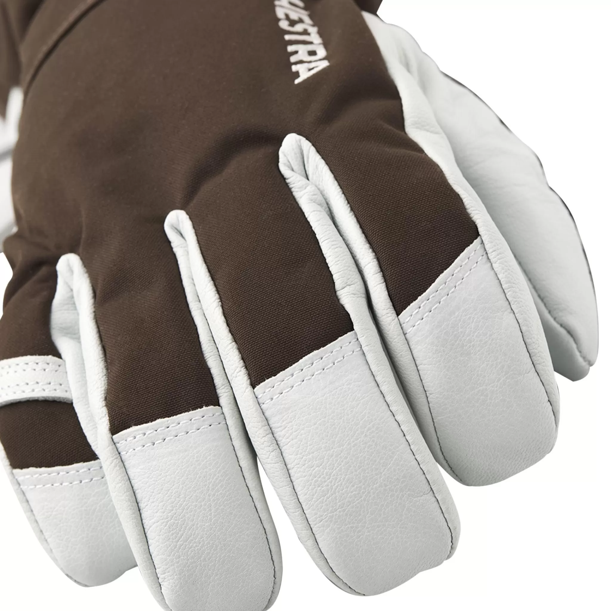 hestra Hanskat Ja Rukkaset<Alpine Glove Army Leather Heli Ski - 5 Finger 22/23, Kasineet Unisex