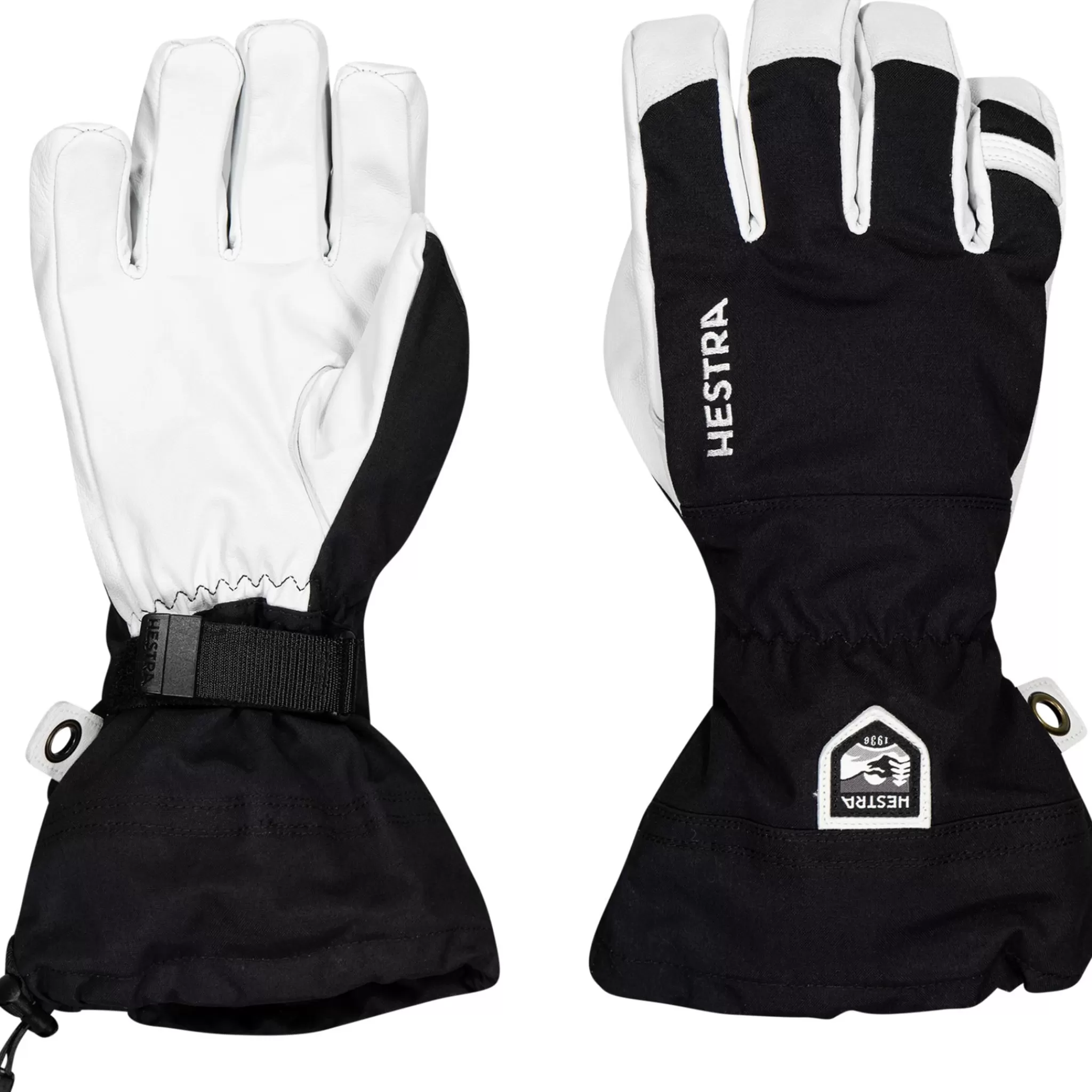 hestra Hanskat Ja Rukkaset<Alpine Glove Army Leather Heli Ski - 5 Finger 22/23, Nahkakasineet