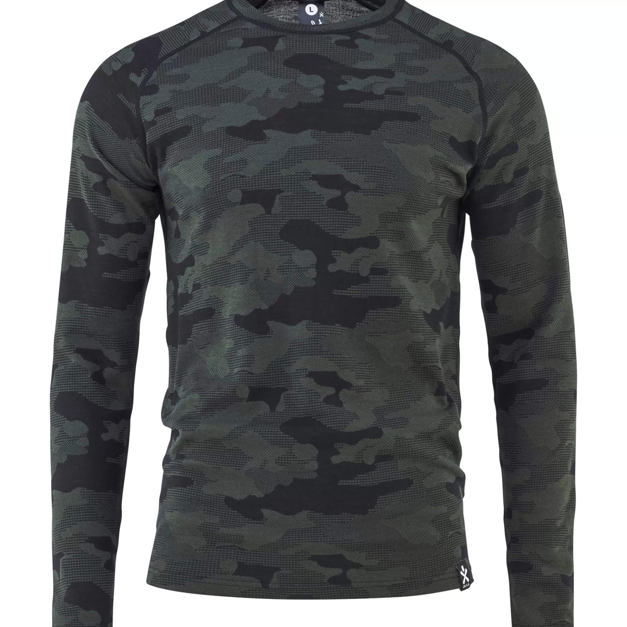 Bula Kerrastot<Camo Merino Wool Crew, Miesten Villapaita