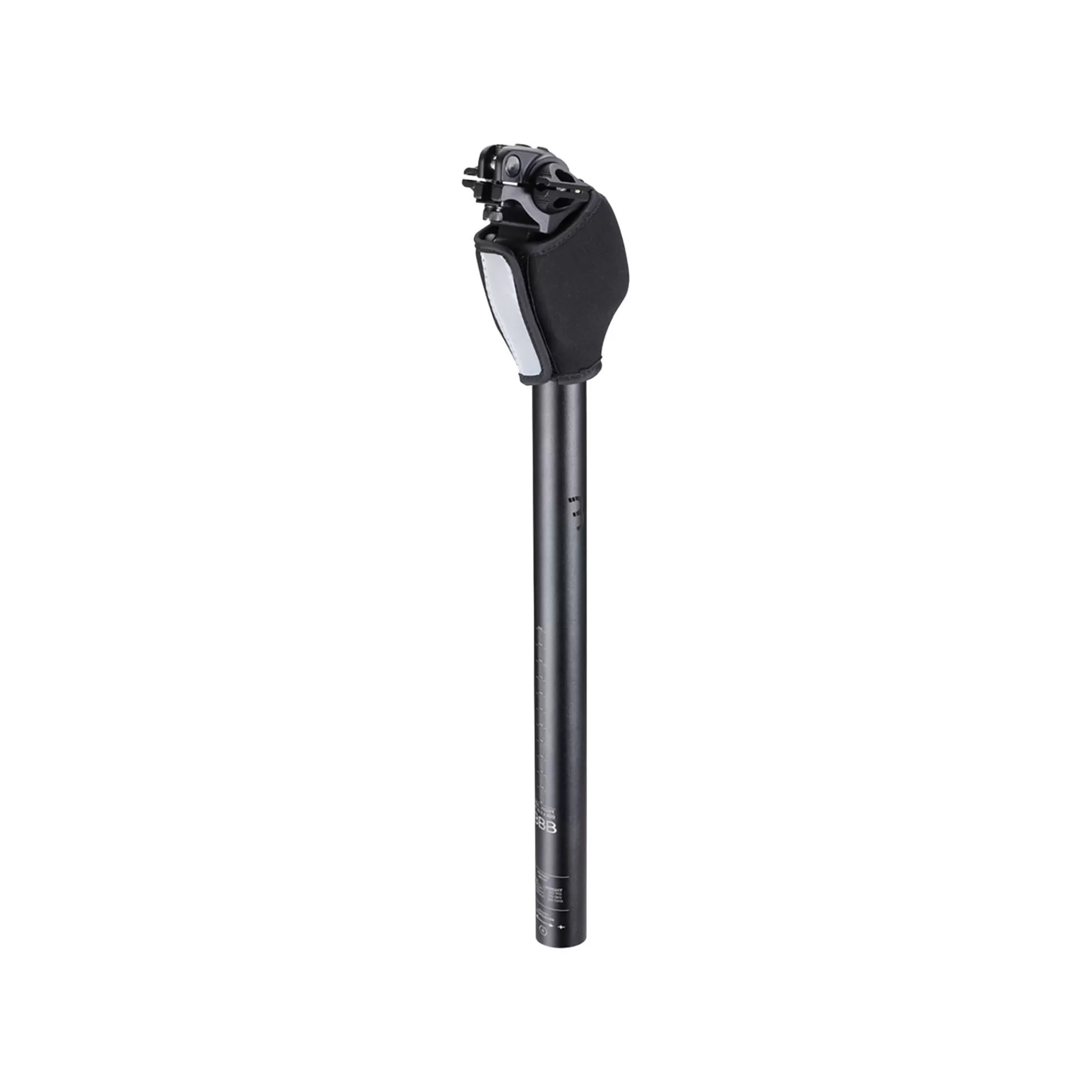 bbb Polkupyörän Ohjaustangot& Kädensijat Ja Satulat<Comfortpost Bsp-41, 27,2 Mm, 400Mm, Saadettava, Musta, Alu, Satulatolppa, Jossa Iskunvaimennin