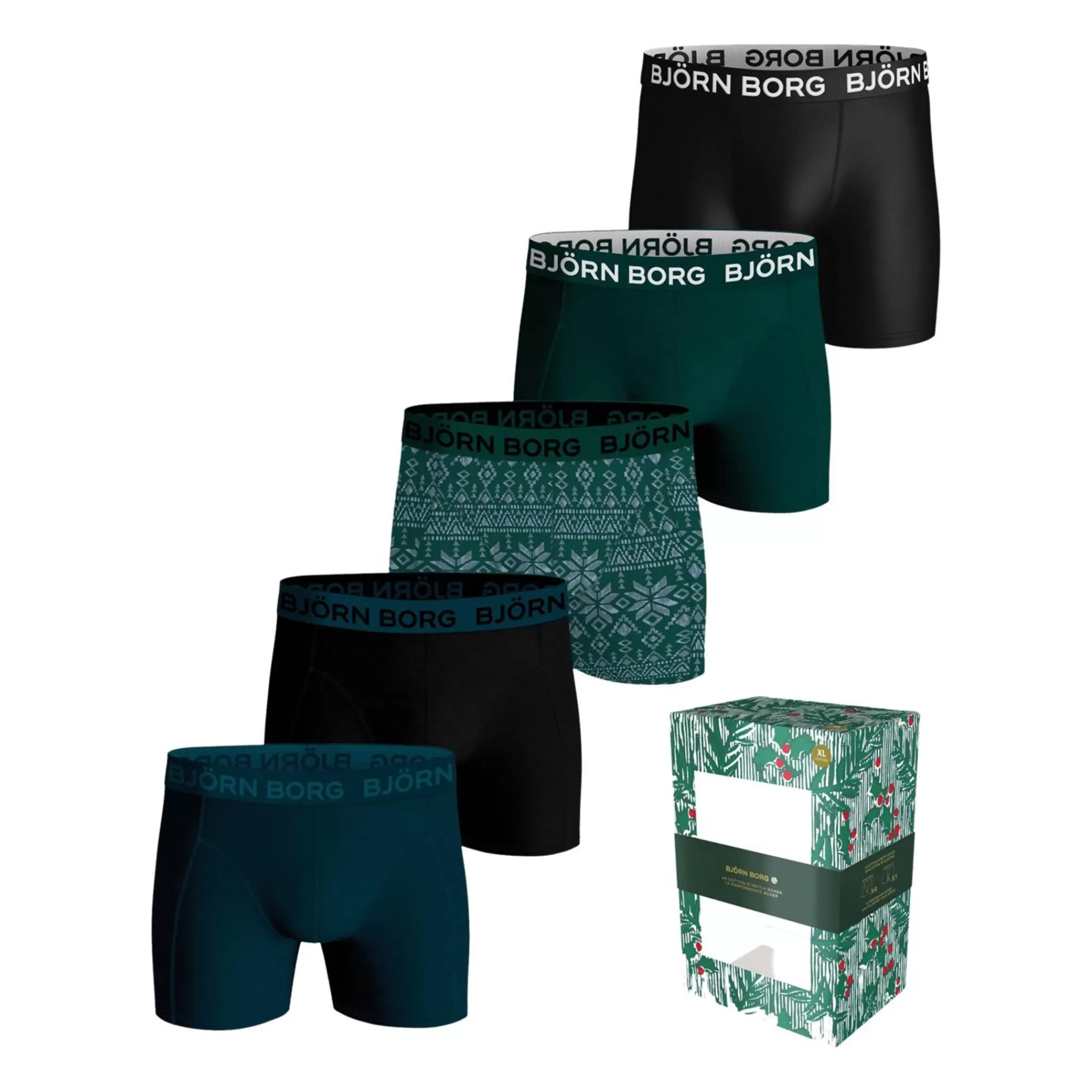 Björn Borg Alusvaatteet<Cotton Stretch Boxer 5 Pk, Bokserit Miehet