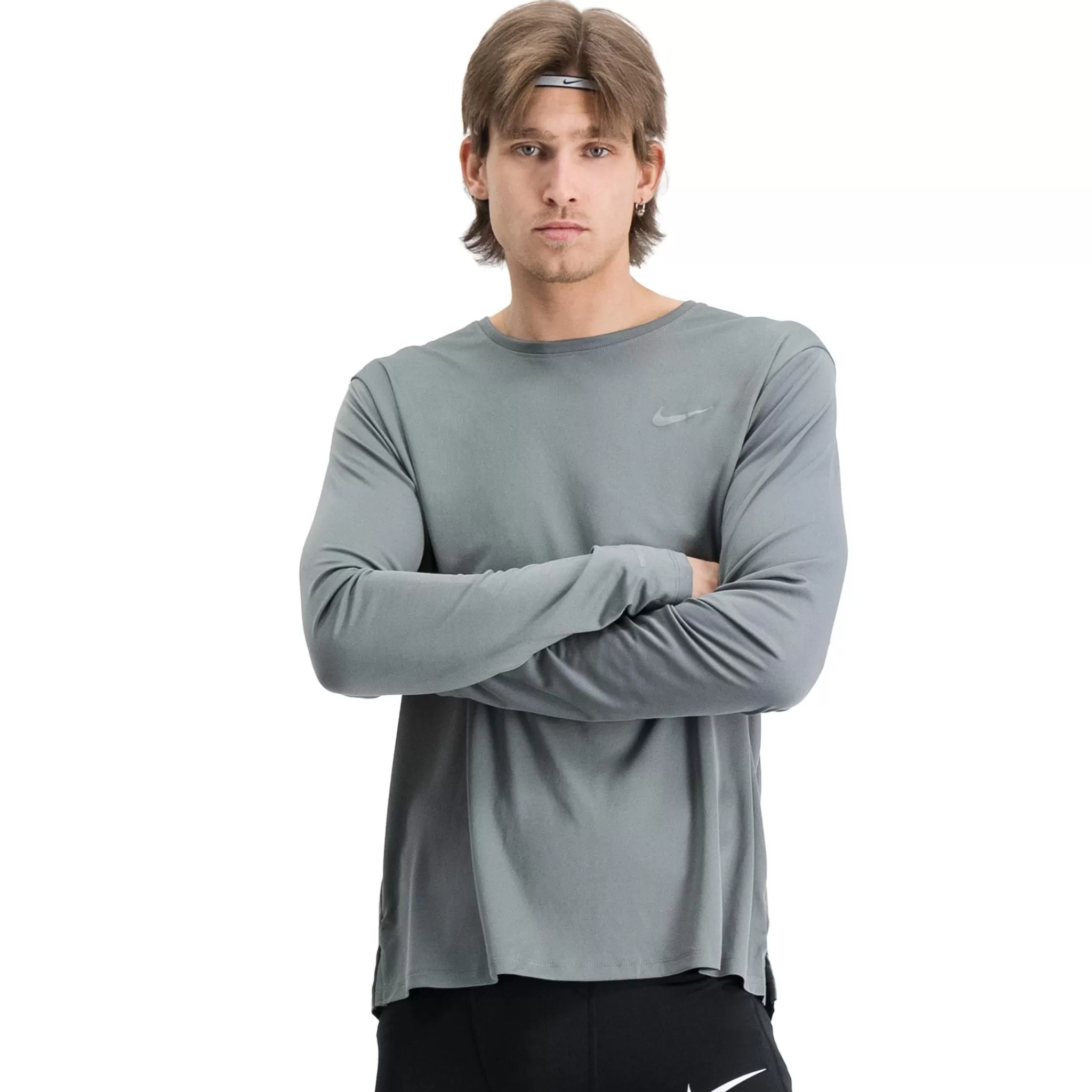 nike Paidat<Dri-Fit Uv Miler Top Long Sleeve, Miesten Treenipaita