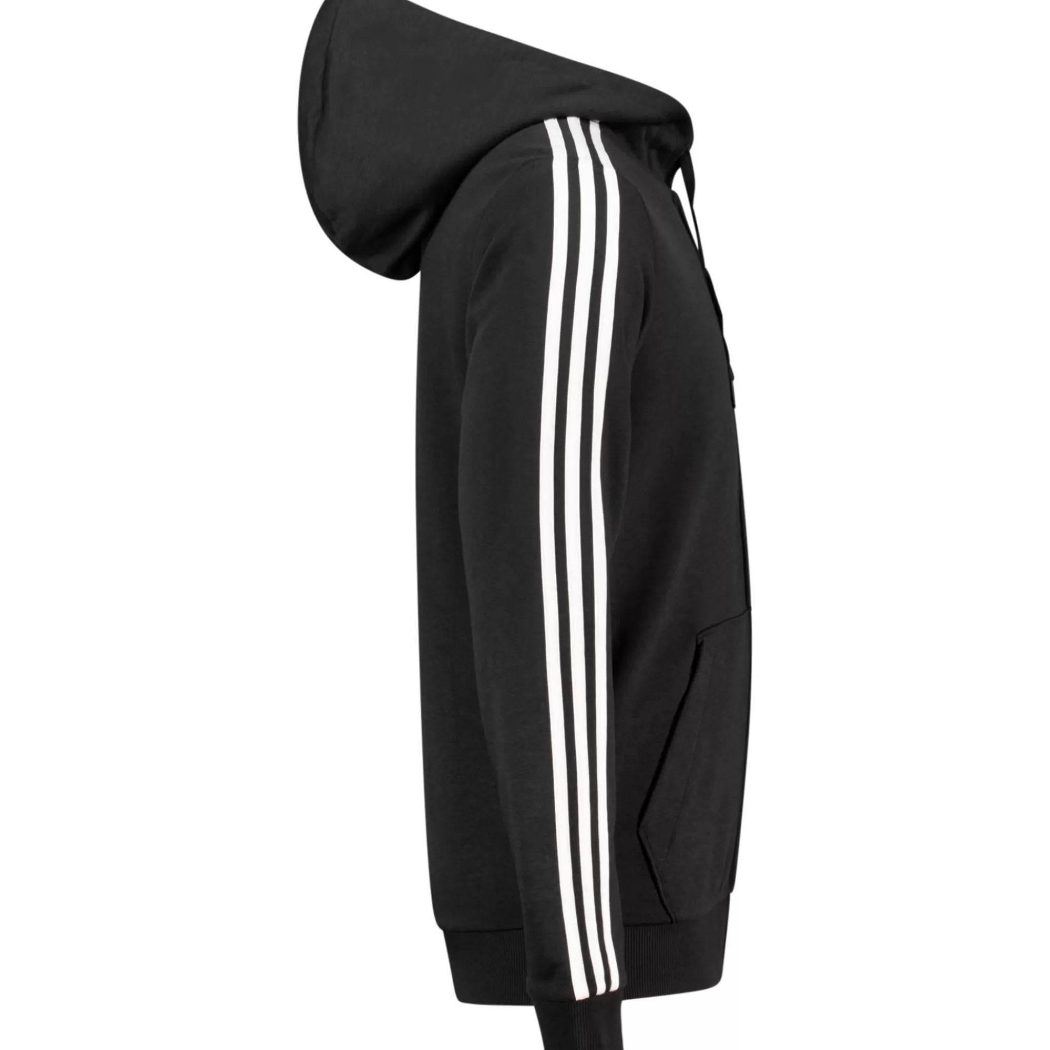 adidas Paidat<Essential French Terry 3-Stripes Full-Zip Hoodie, Miesten Huppari