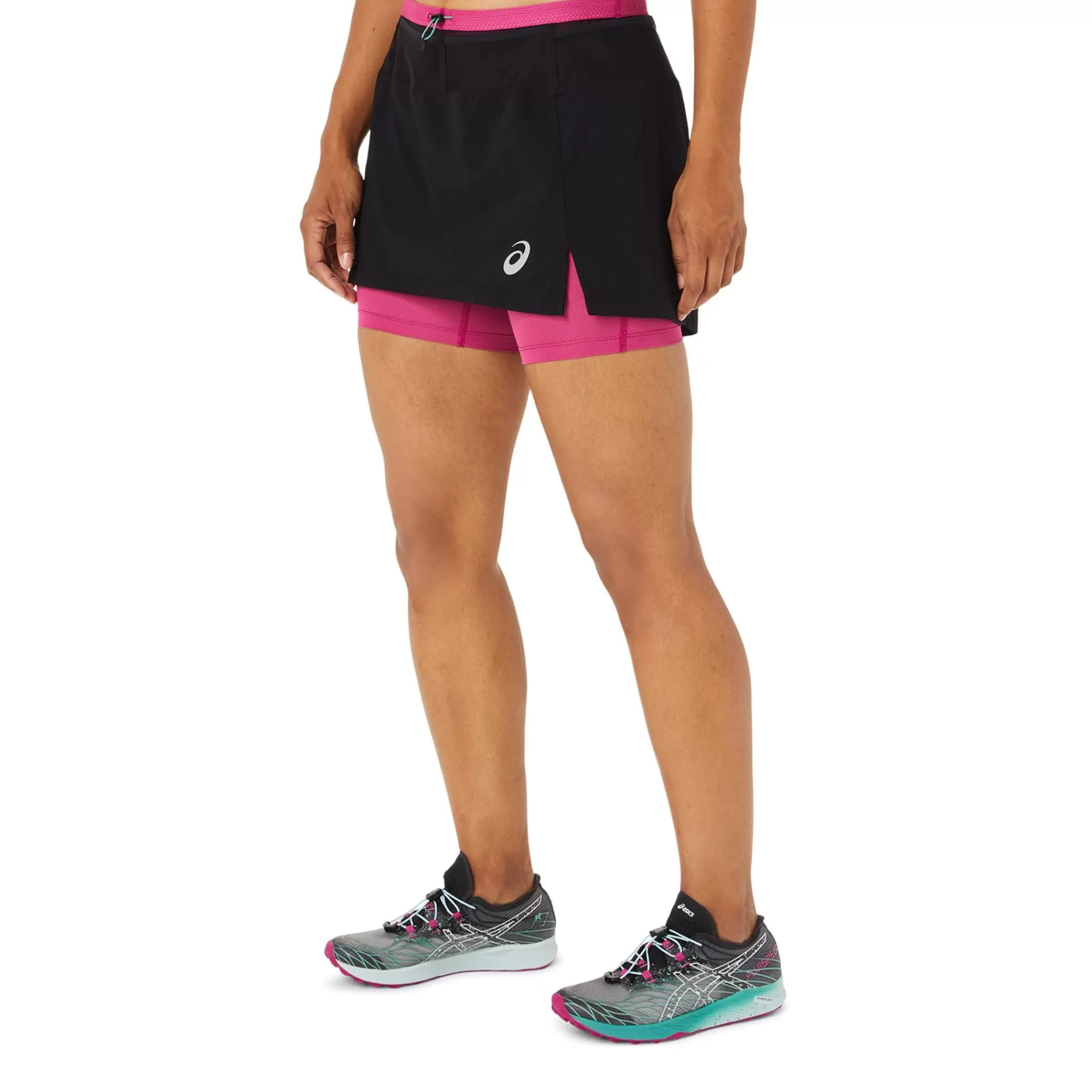 asics Shortsit Ja Caprit<Fujitrail Skort W, Naisten Treenihame