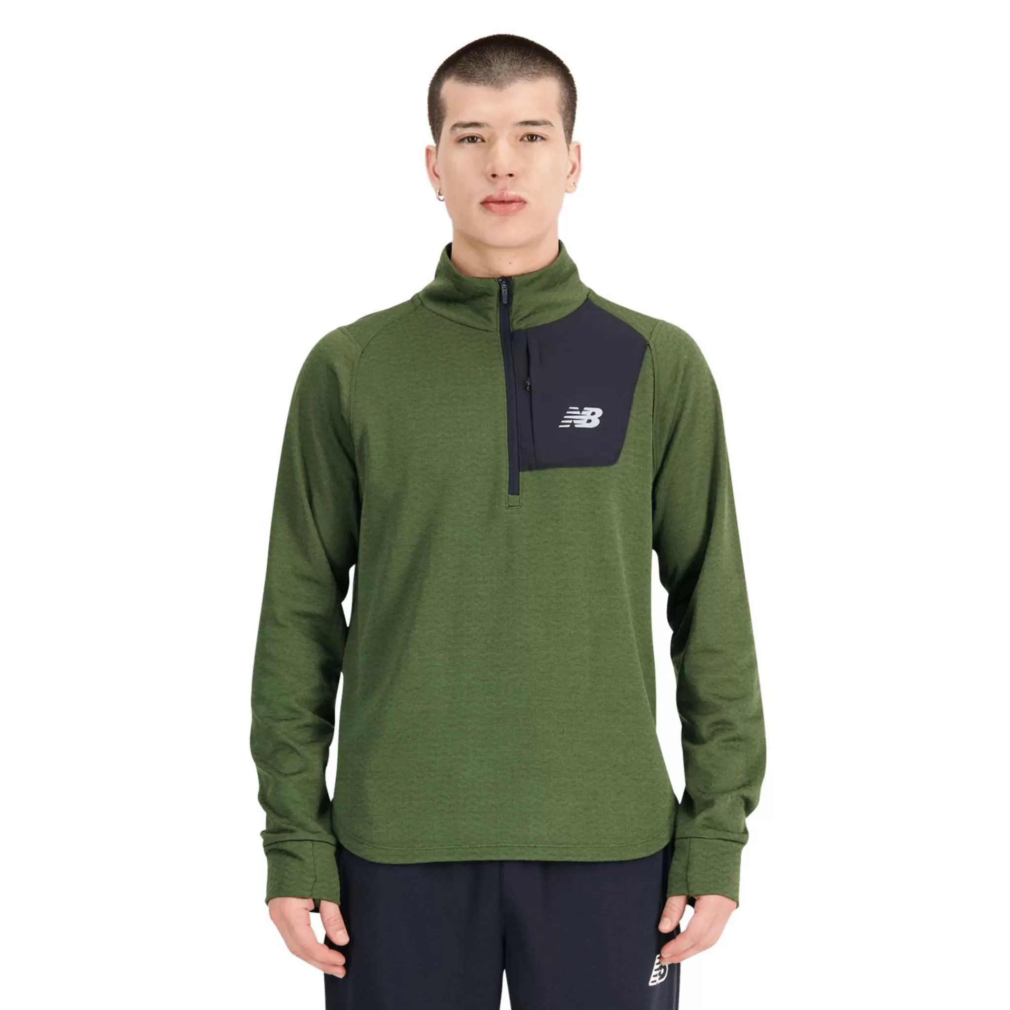 New Balance Paidat<Heat Grid Half Zip, Miesten Treenipaita