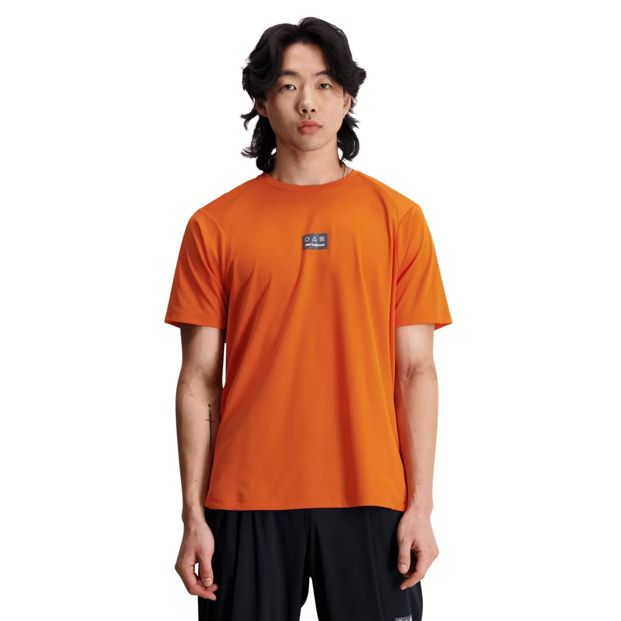 New Balance T&Paidat Ja Pikeepaidat<Impact Run At N-Vent Short Sleeve, Miesten T-Paita