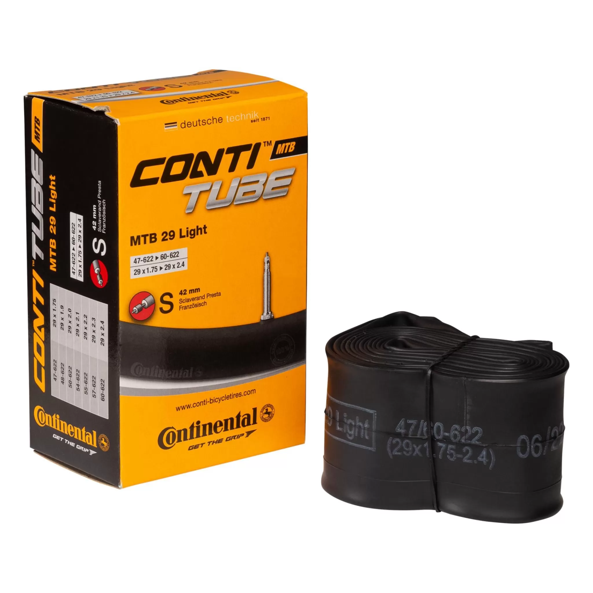 continental Polkupyörän Sisäkumit Ja Tarvikkeet<Mtb Conti 28 Fv 47/62 Lightweight Innertube (29Er), Sisakumi