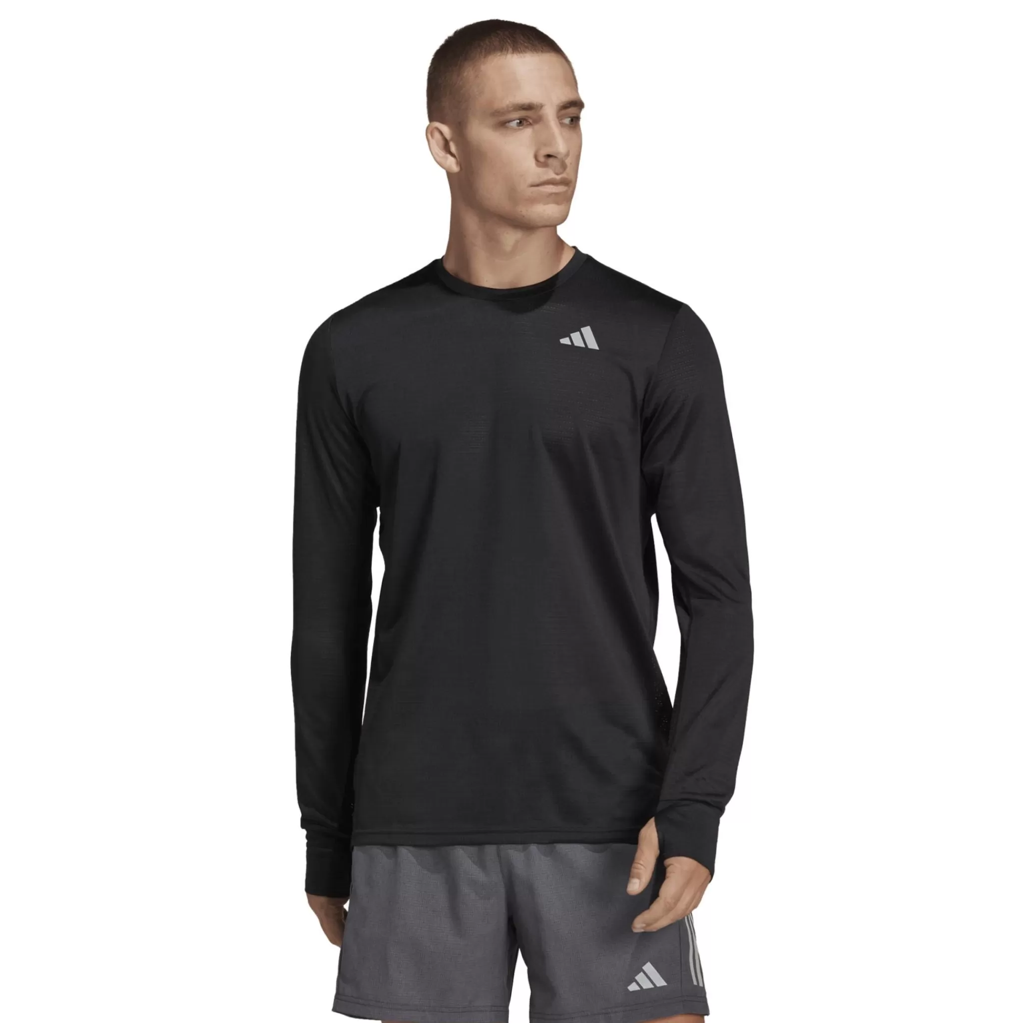 adidas Paidat<Own The Run Long Sleeve, Treenipaita Miehet