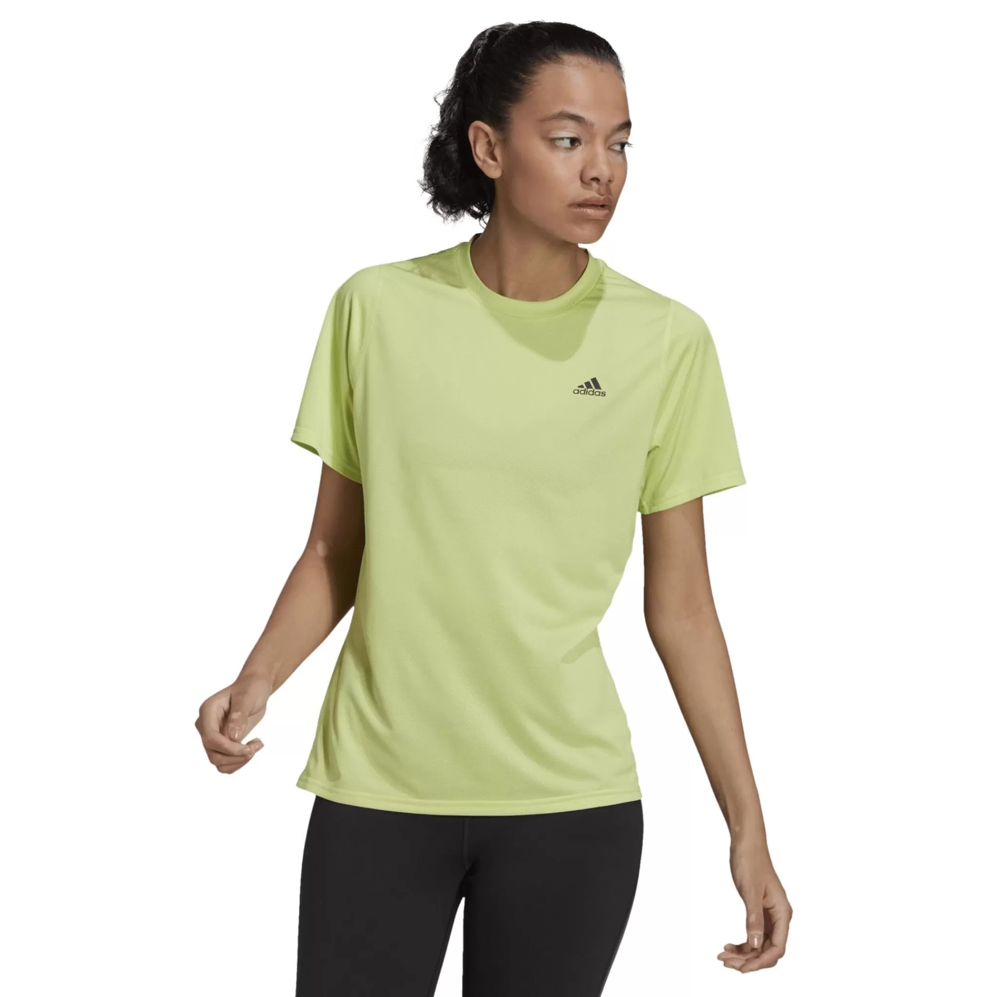 adidas T&Paidat Ja Topit<Run Icons 3Bar Running Tee, Naisten T-Paita