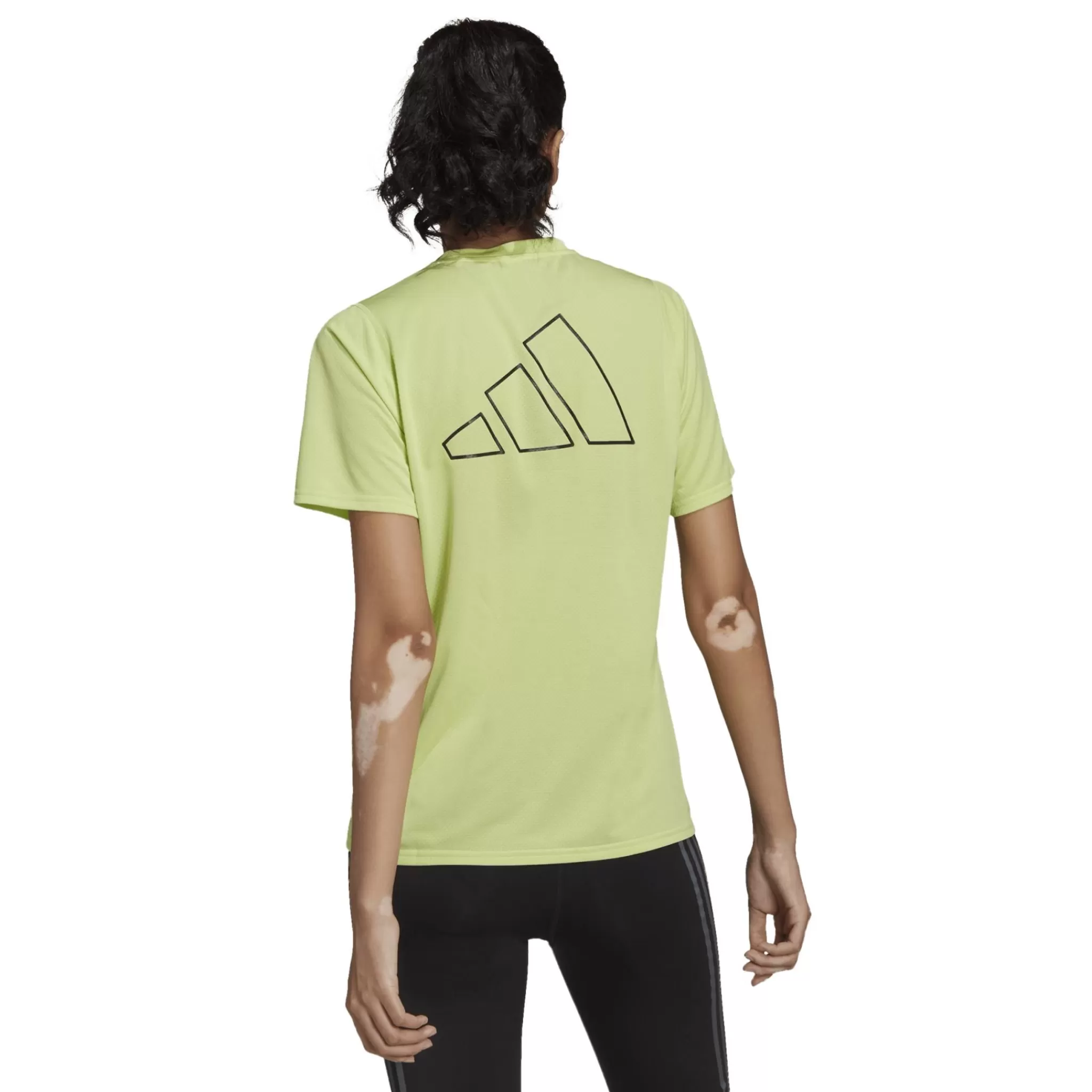 adidas T&Paidat Ja Topit<Run Icons 3Bar Running Tee, Naisten T-Paita