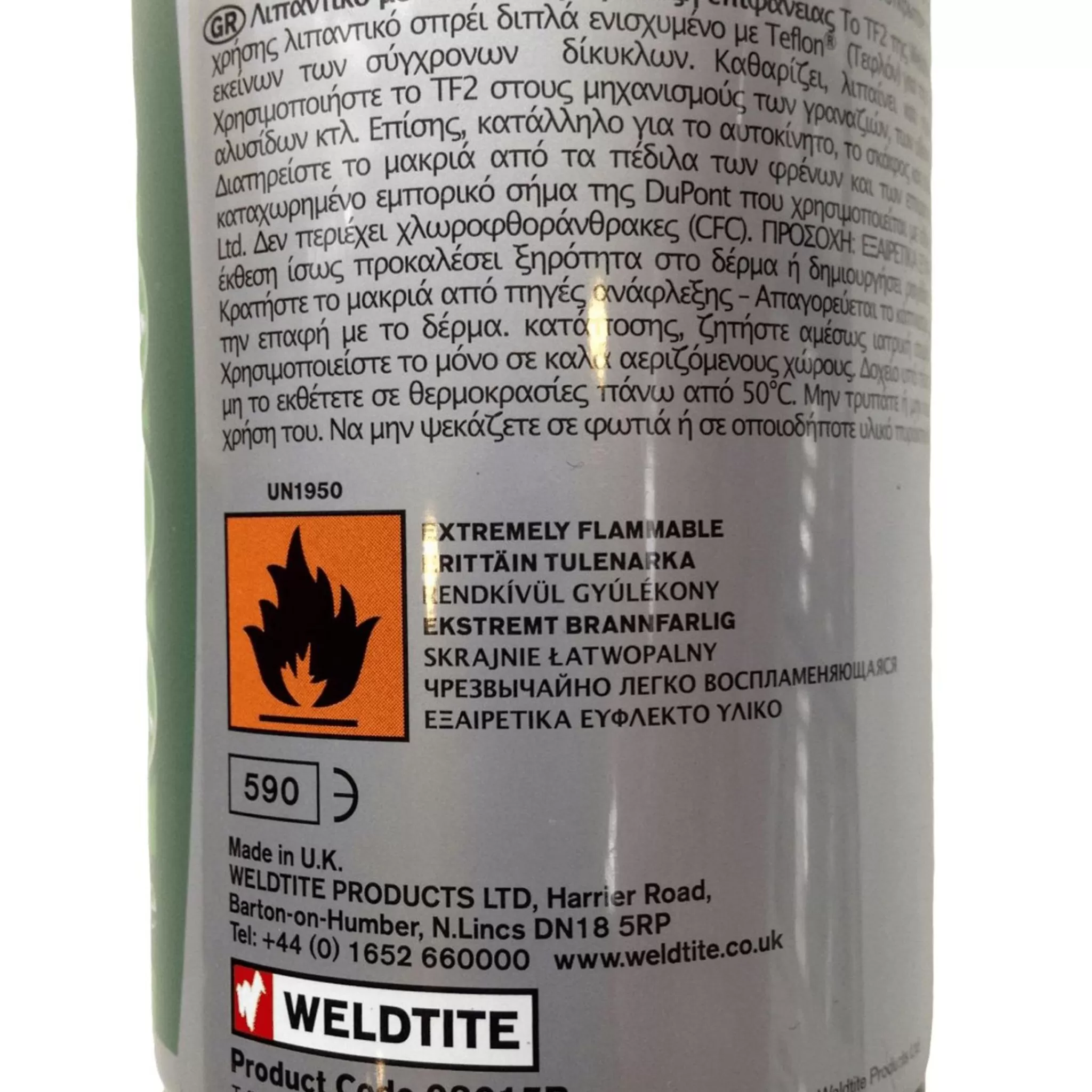 weldtite Polkupyörän Ketjuöljyt Ja Puhdistus<Tf2 Teflonspray 400Ml, Vettahylkiva Teflonspray