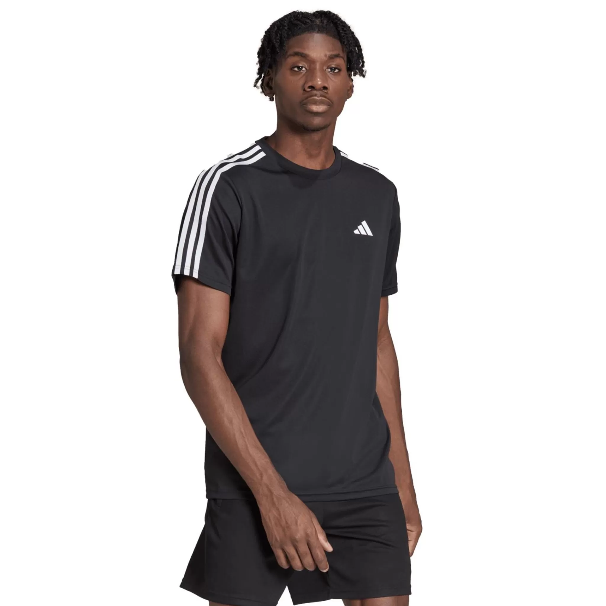 adidas T&Paidat Ja Pikeepaidat<Train Essentials 3-Stripes Training T-Shirt, Miesten T-Paita