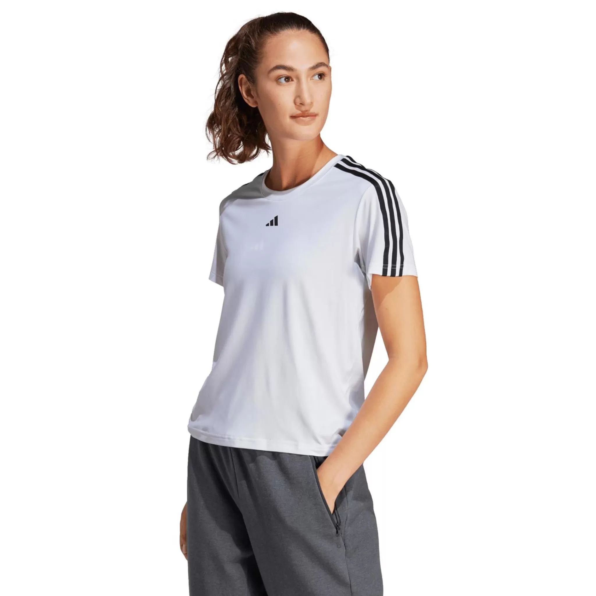 adidas T&Paidat Ja Topit<Train Essentials 3-Stripes T-Shirt, Naisten T-Paita