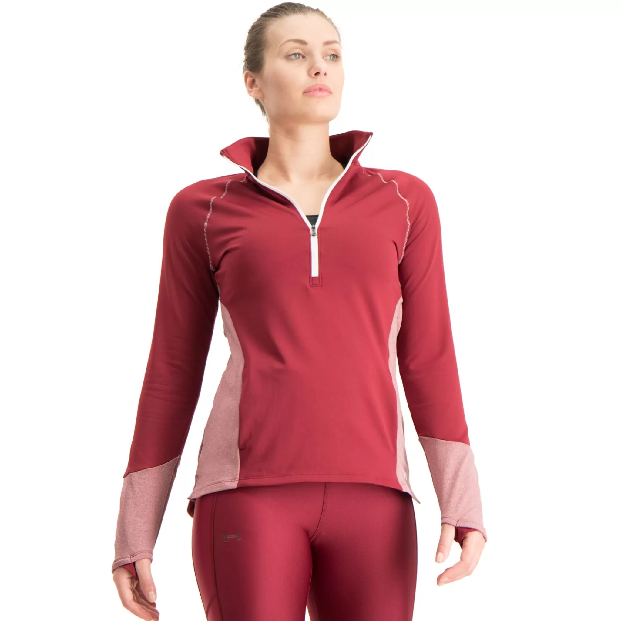 Under Armour Paidat<Ua Coldgear 1/2 Zip, Naisten Treenipusero